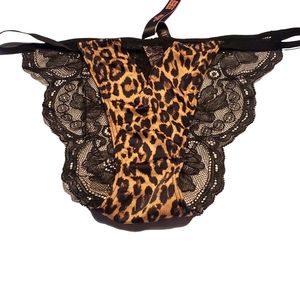 Victoria Secret NEW (M) Sexy Leopard Print Lace Panties